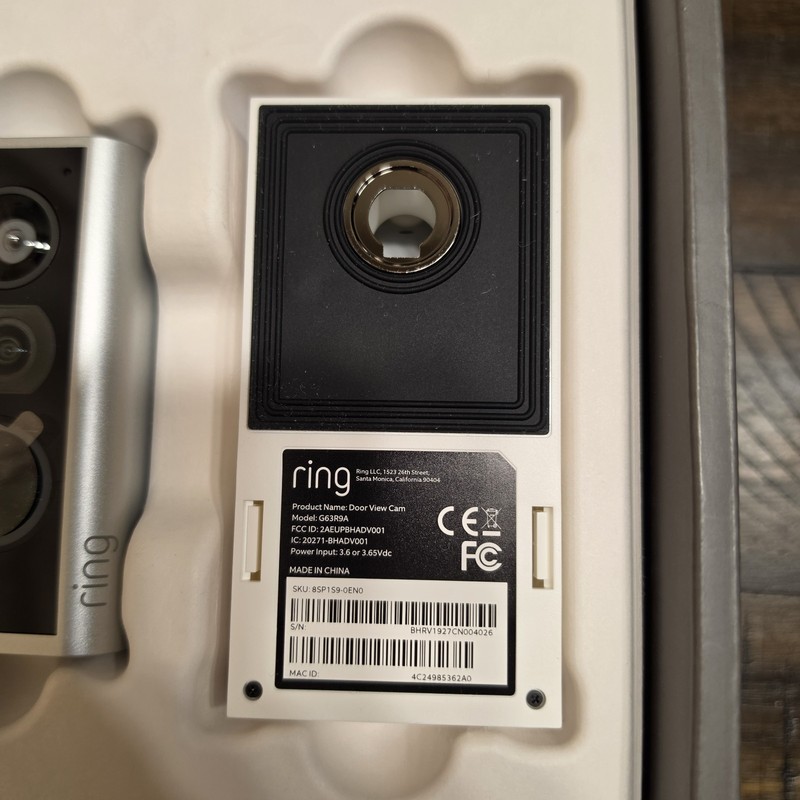Ring Door View Peephole Camera and Doorbell Battery Operated gallery