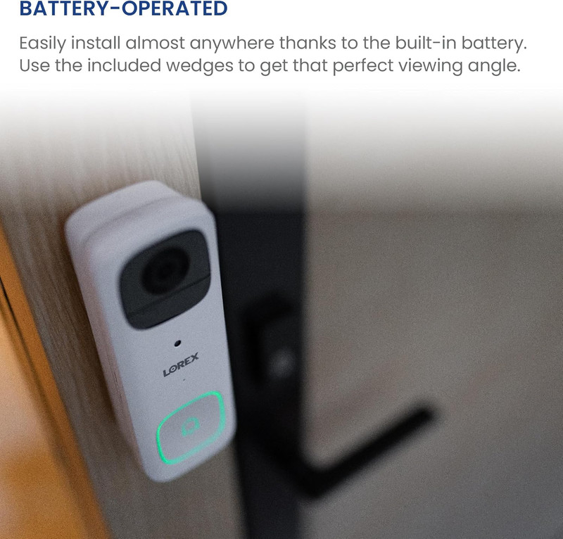 2K Wireless Wifi Smart Video Doorbell Camera | No Subscription Fee | 32GB Micros gallery