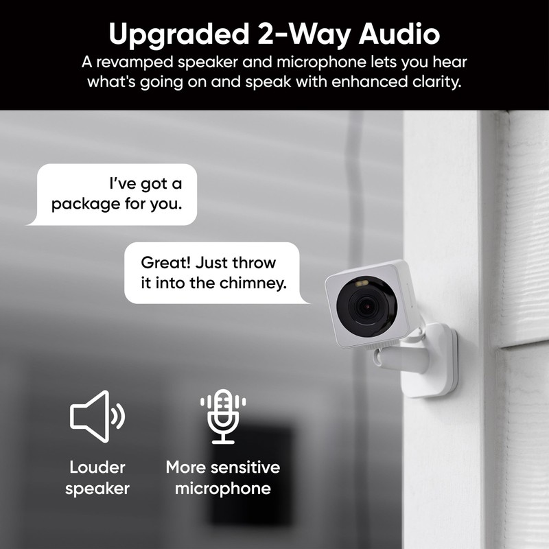 Wyze Cam OG Indoor/Outdoor 1080p Wi-Fi Smart Home Security 1 pack, White gallery