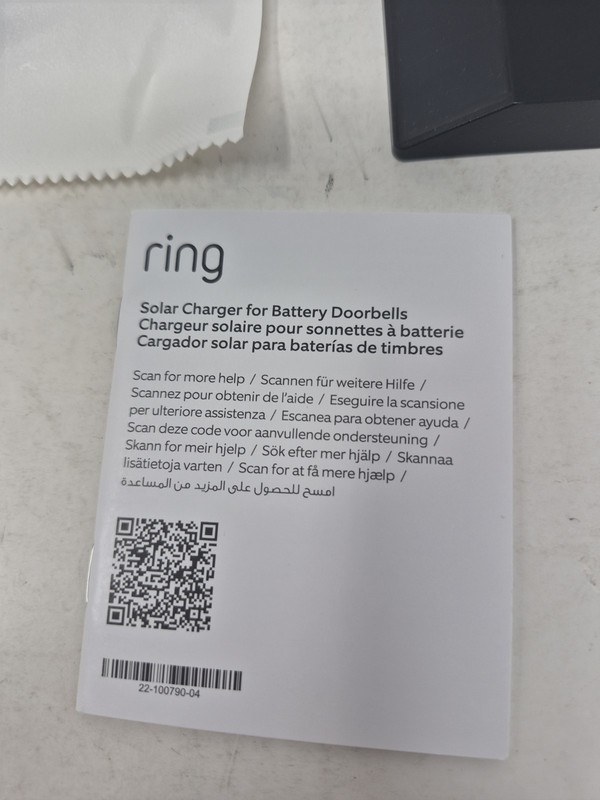 Ring Solar Charger for Battery Doorbells - Open Box gallery