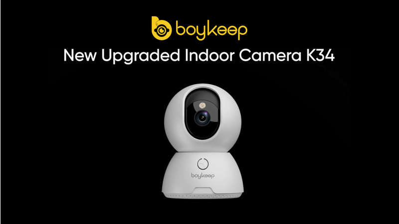 2-Pack Indoor Security Cameras, 2K Night Vision Pet Camera, Motion Detection, 2- gallery