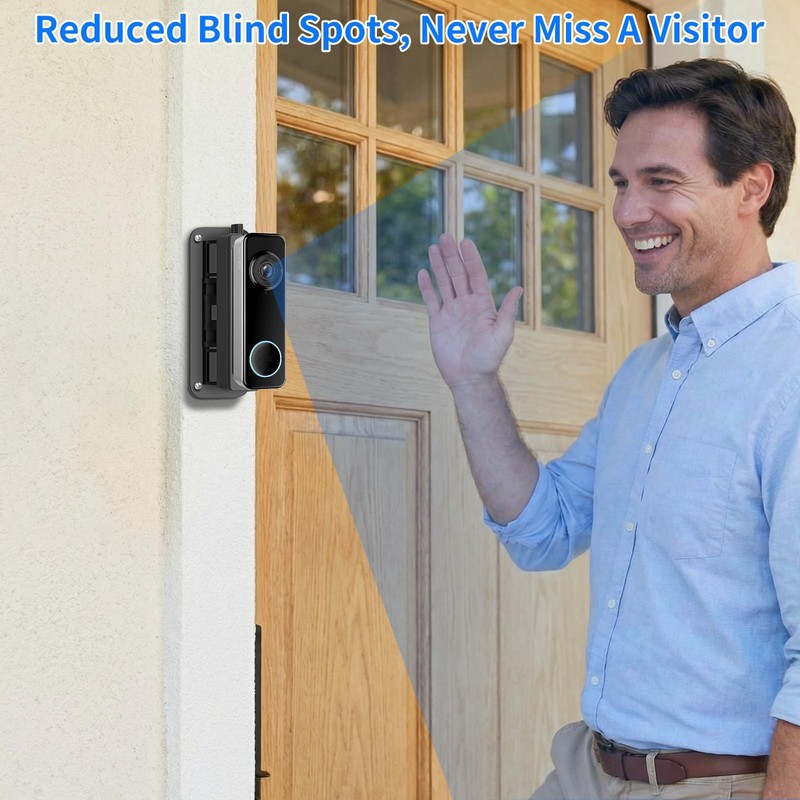Doorbell Mount for Wyze Battery Video Doorbell and Video Doorbell v2,Wired, 3... gallery
