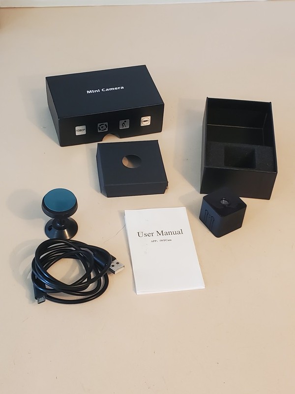 MINI CAMERA. HD Resolution Wi-Fi cam. App Controlled, Night Vision. NEW