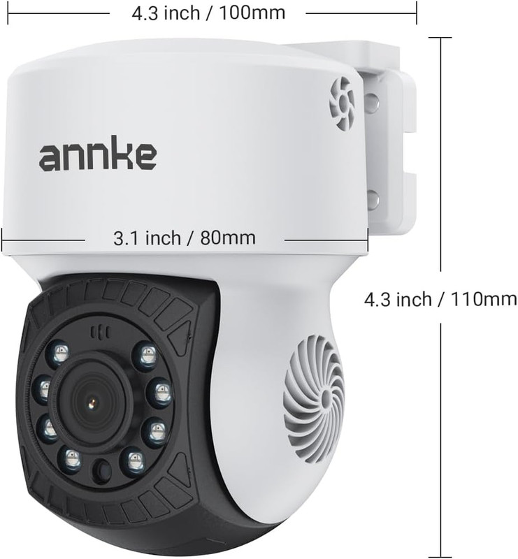 2Pack 1080P 2MP AHD CCTV Home Surveillance Dome Wired PT Camera with 350° Pan an gallery