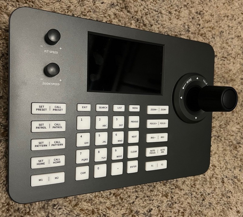 PTZ Controller Camera Controller POE Network 4D Joystick Decoding Keyboard
