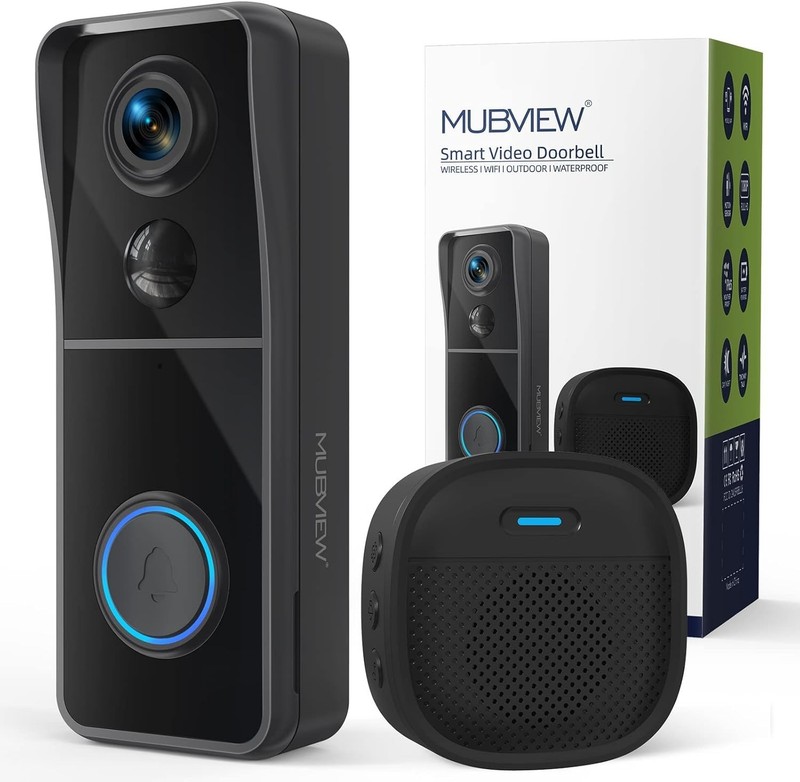 Doorbell Camera Wireless with Chime, Video Doorbell - No Subscription, Voice ... gallery
