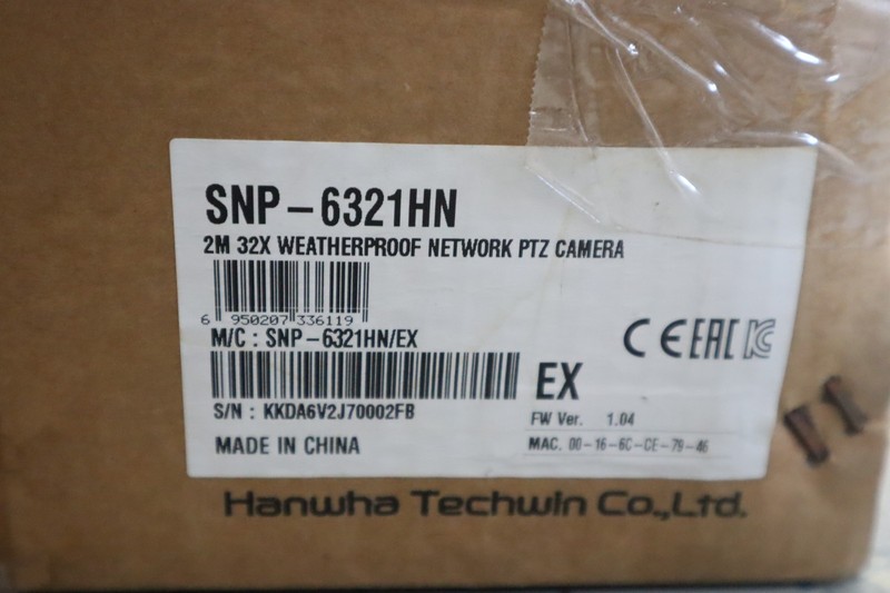 Samsung SNP-6321HN Network PTZ Pendant Dome Camera - NEW gallery