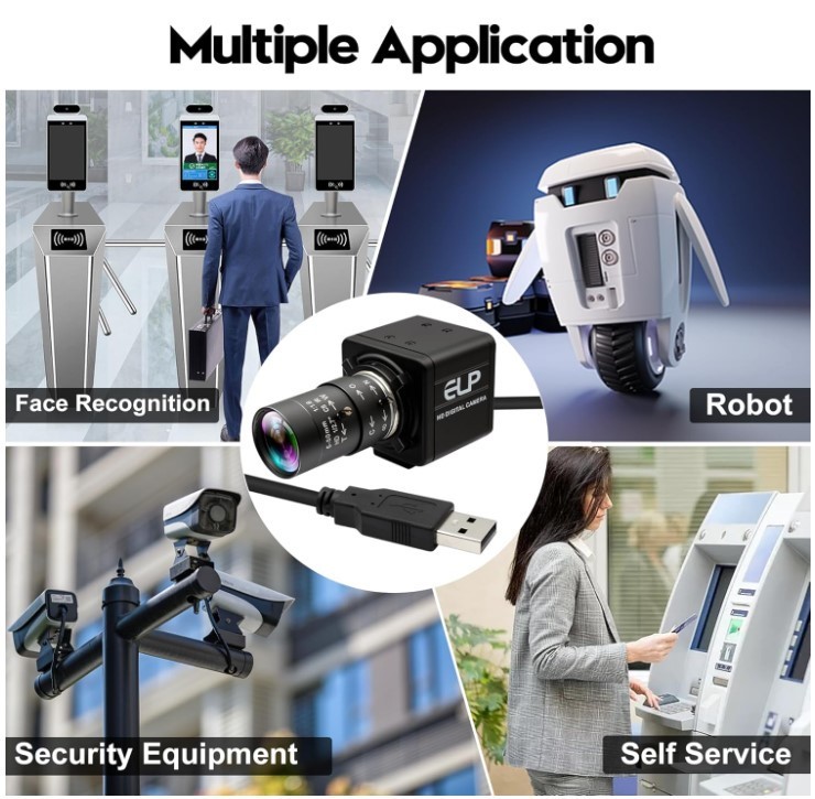 USB Camera 16 Megapixel High Res 5K 5-50mm Manual Varifocus Lens Plug and Play gallery