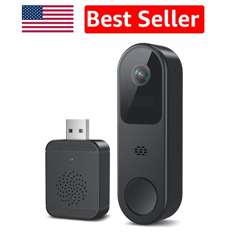 High-Definition Night Vision Doorbell Camera With AI Detection & Cloud Access