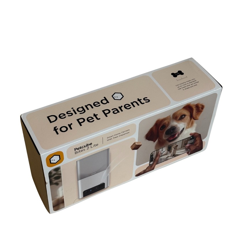 Petcube Bites 2 Lite Smart Pet Camera WiFi Treat Dispenser 1080p HD Open Box gallery