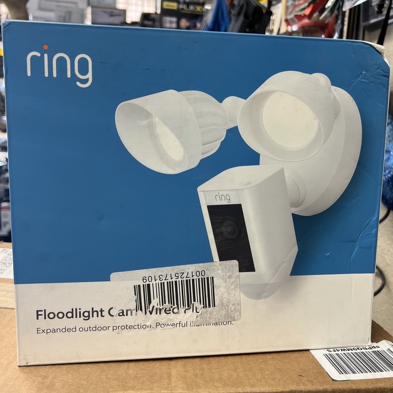 Ring Floodlight Cam Wired Plus – White