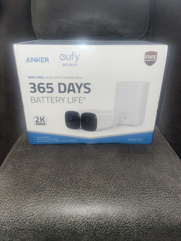 Eufy eufyCam 2 Pro Wireless Home Security Camera System – White