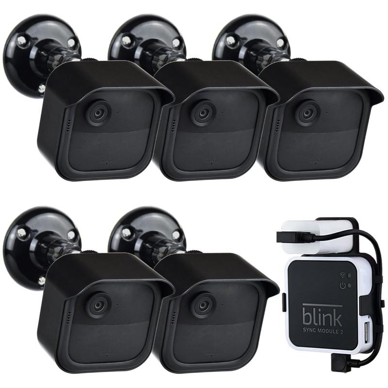 Effortless 360° Adjustable Blink Camera Mount Bracket – 5 Pack for Outdoor Use