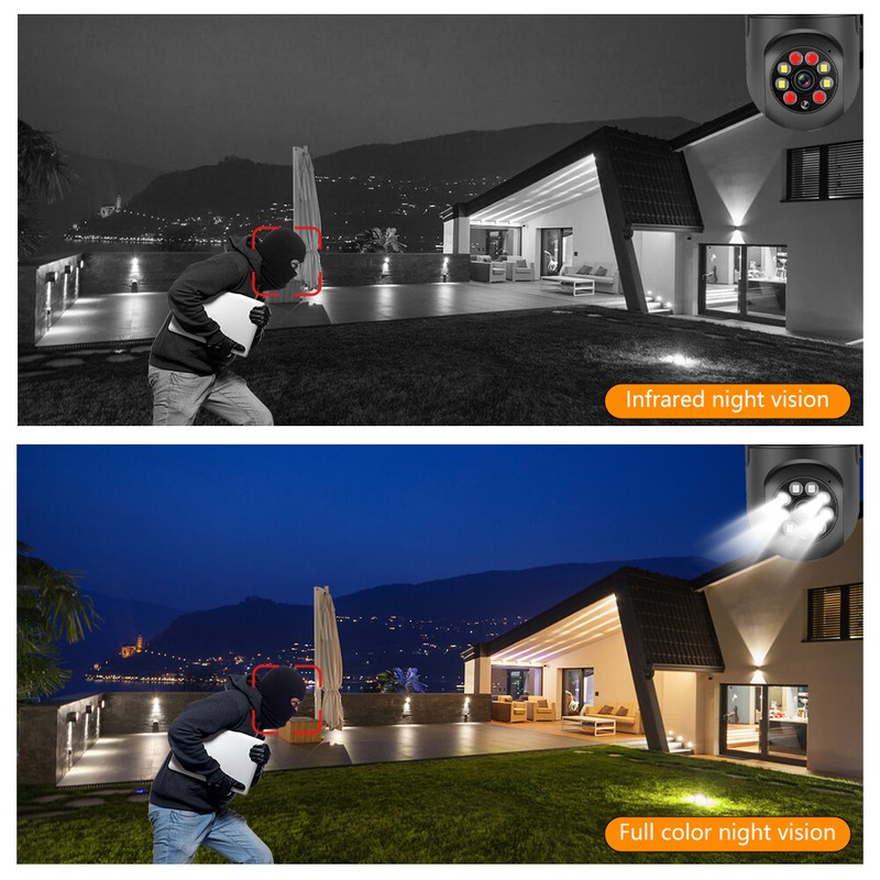 8PCS 5G WiFi Home Security Camera System Smart Outdoor Night Vision 1080P Yi Lot gallery