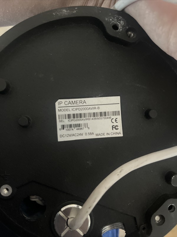 IC Realtime ICIP-D2000AVIR-B IP Indoor/ Outdoor