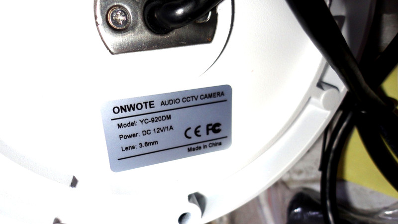 ONWOTE 5MP PoE Security DOME Camera / 100ft IR / Audio / POE / Cable Included gallery