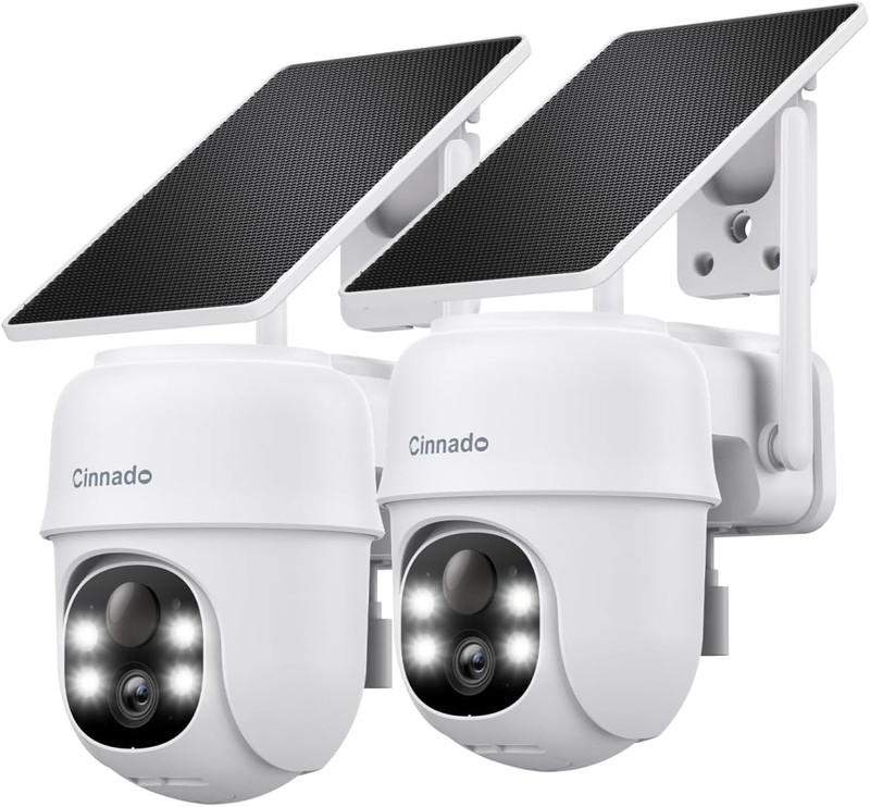 2K Cameras for Home Security-2.4G Wifi Outdoor Camera Wireless Solar/Battery Pow