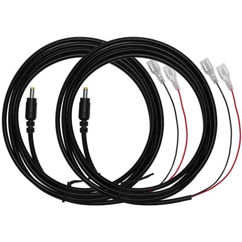2 Pcs 4.0×1.7mm DC Plug Durable Chew-Resistant Power Cable for Trail Camera,C…