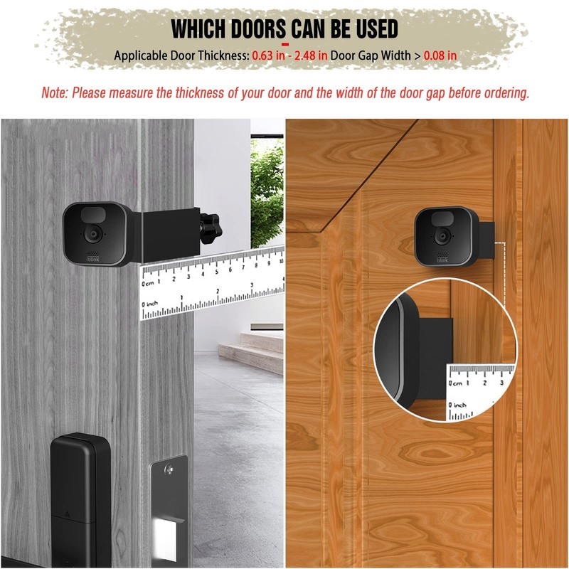 Door/Gutter Mount for Blink Indoor/Outdoor Camera(4th/3rd Gen) & Blink XT2/XT... gallery