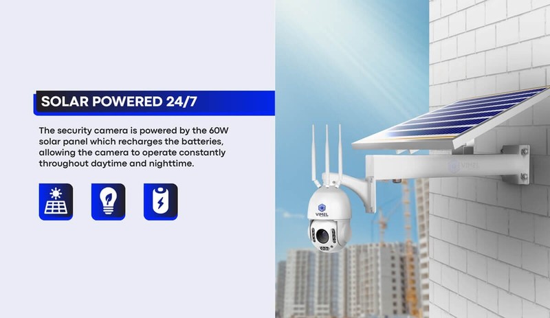 Commercial Grade 4G Security Camera Solar 4K 20X Outdoor Battery Alarm System gallery