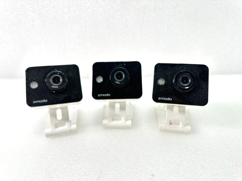 LOT OF 3 Zmodo ZH-IXY1D Wireless Indoor Video Security Camera w/ Mount & Cord 🚚 gallery