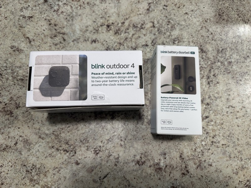 Blink Outdoor 4 Wireless Camera Security System &Blink Video Doorbell 2k+ BUNDLE gallery
