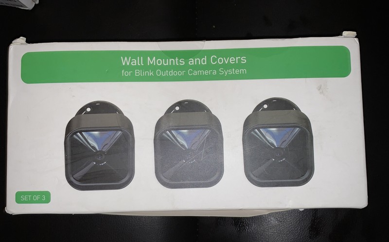 Wall Mounts and Covers 3Pk Black one Outlet mount for Blink Security Cameras