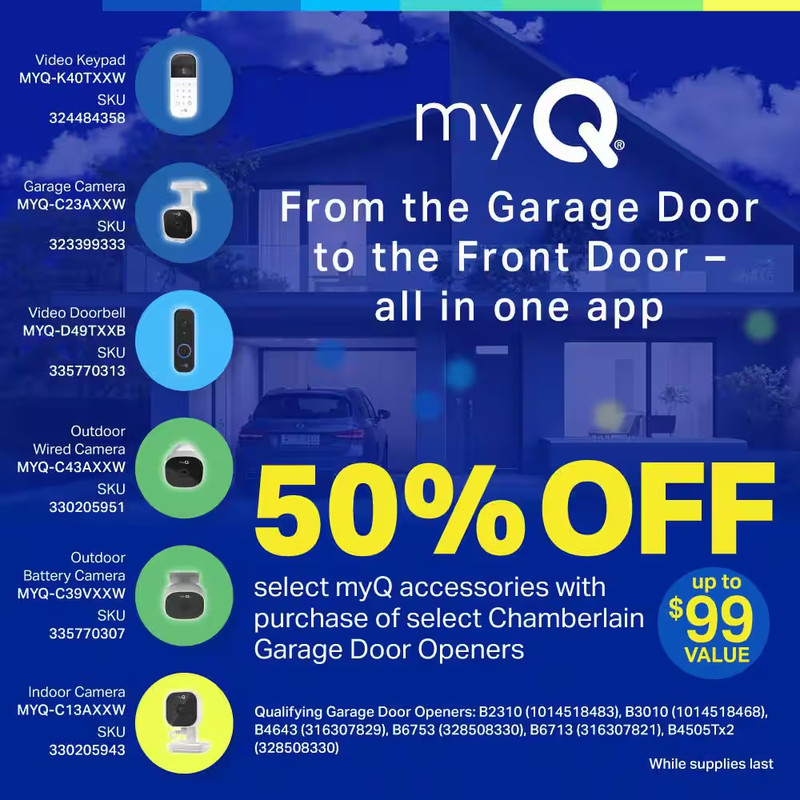 Myq Smart Indoor Home Security Camera NEW Free Shipping gallery