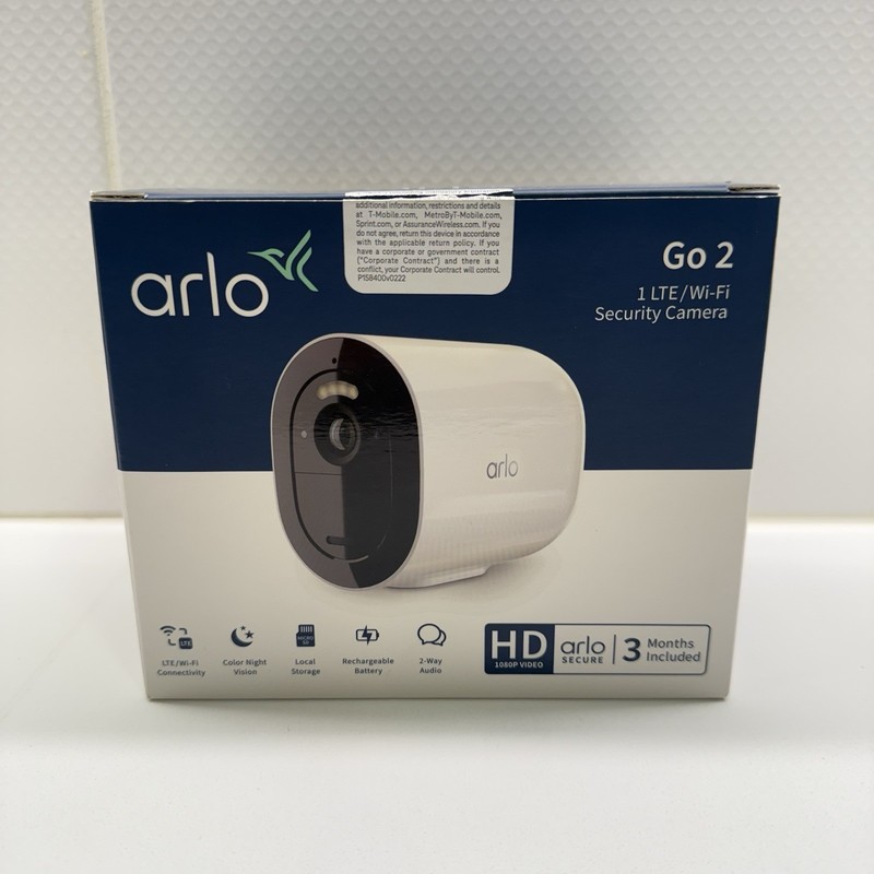 Arlo Go 2 LTE Wi-Fi 1080p Spotlight Night Vision Outdoor Bullet Camera VML2030