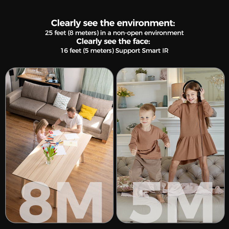 ARPHA 4K Indoor Security Camera WiFi Home Cam AI Detection Night Vision P160M gallery