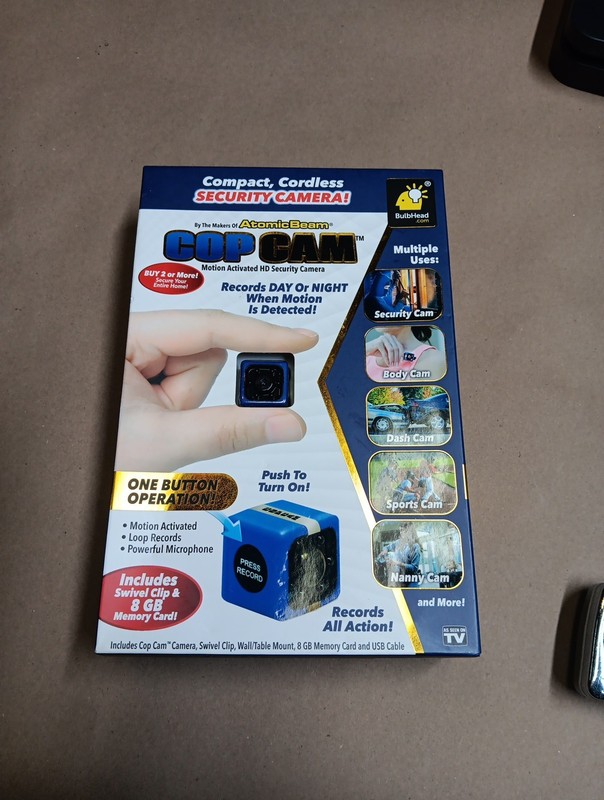 Atomic Beam M17697 Cop Cam Mini Wireless Security Camera gallery