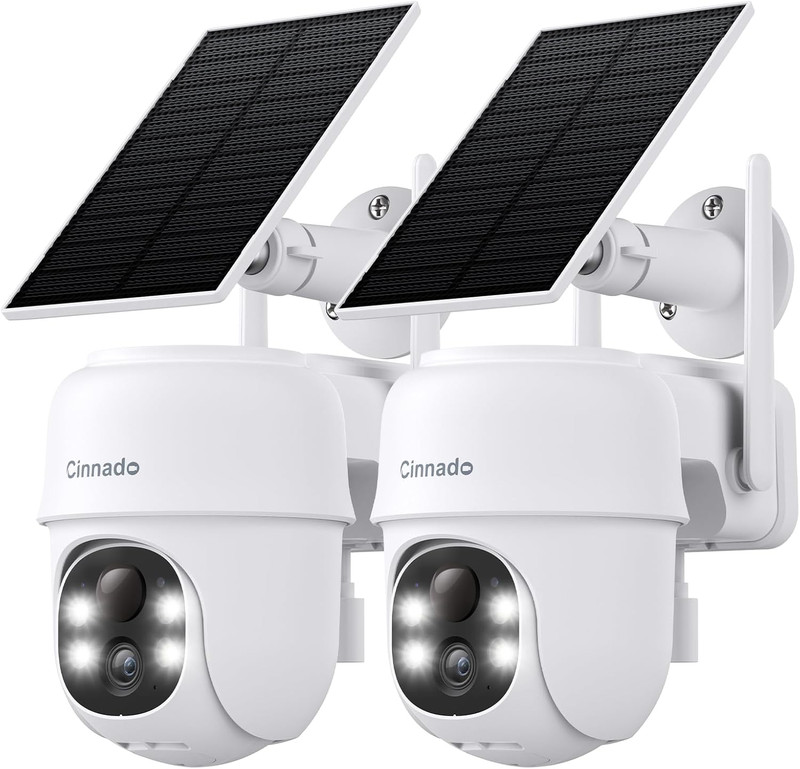 2K Cameras for Home Security-2.4G Wifi Outdoor Camera Wireless Solar/Battery …