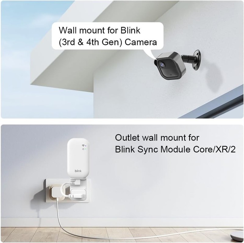 360° Rotating Outdoor Blink Camera Mount - Protective Housing for Secure Viewing gallery