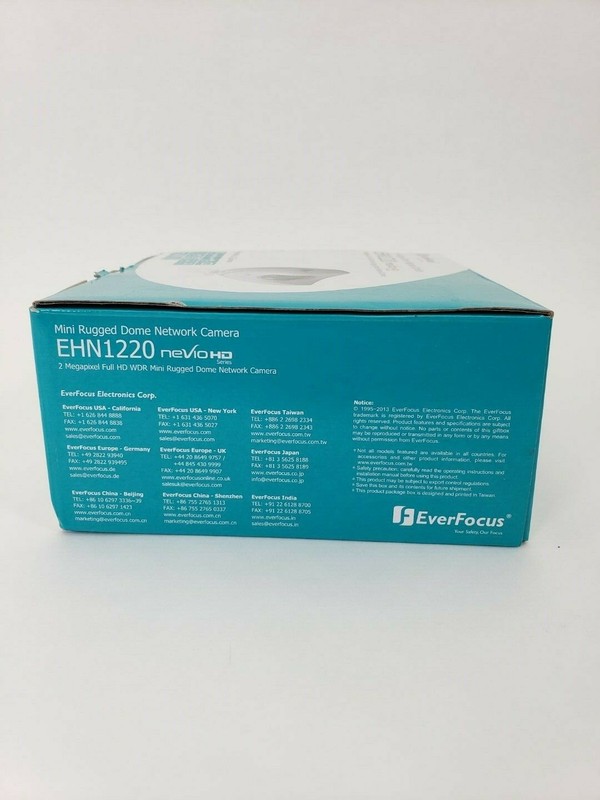 EverFocus - 2 Megapixel Full HD WDR Mini Rugged Dome Network Camera - EHN1220/3 gallery