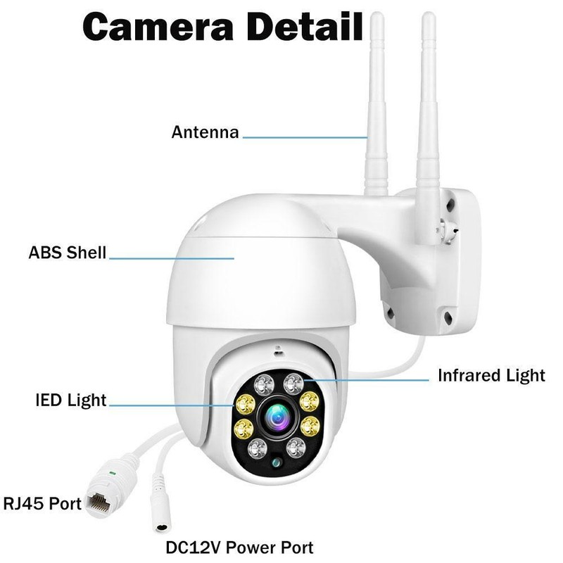 1080P HD IP Camera Outdoor Smart Home Security CCTV- Wireless - SHIPS IN 24 HRS gallery