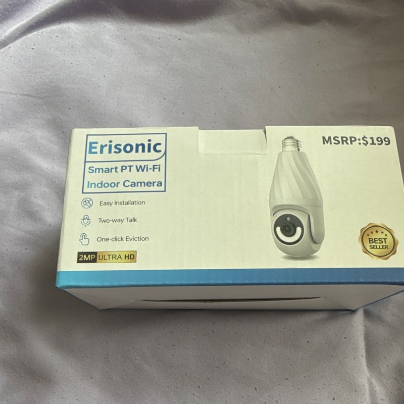 Erisonic Smart PT PTZ Wi‑Fi Indoor Surveillance Camera 2MP Two‑Way Audio White gallery