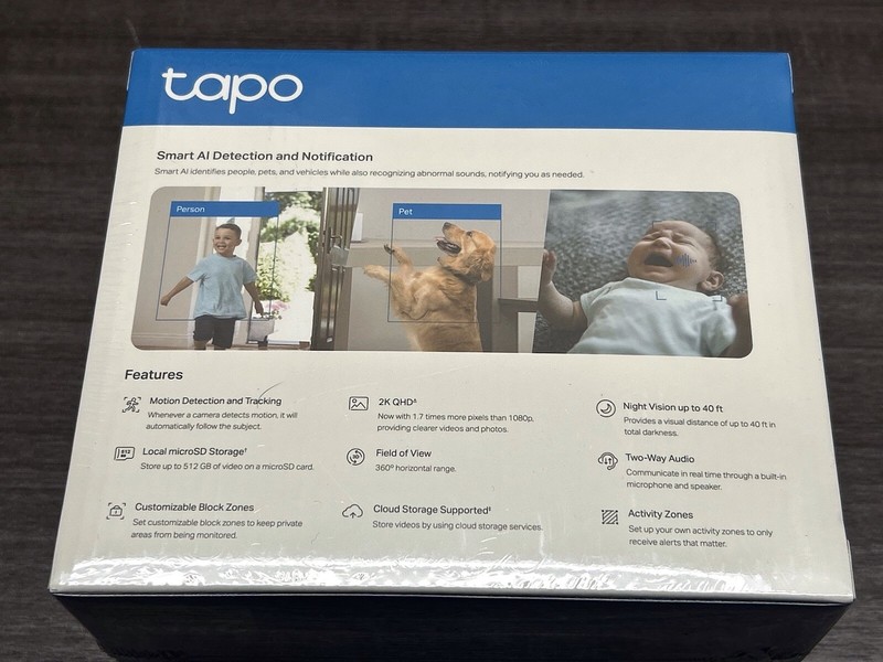 Lot Of 3 Tp-link Tapo C220 2k QHD Pan/tilt Camera,Pet Camera, Baby Monitor D396 gallery