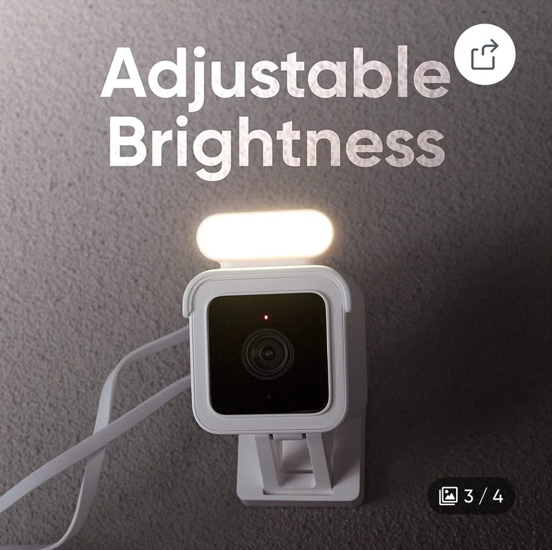 Wyze V3 Camera Spotlight Kit Indoor/Outdoor Color N.O.S. gallery