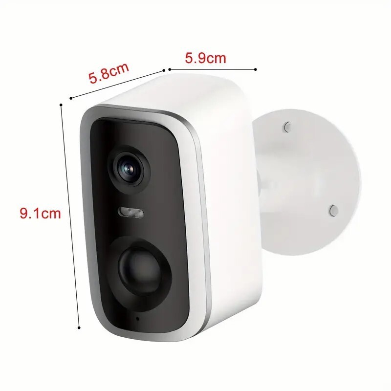 3PCS 4MP Solar Wireless Security Camera WiFi 2-Way Audio PIR Motion Detection gallery