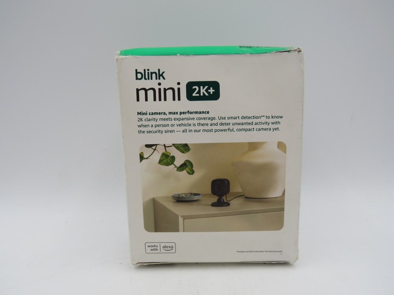 Blink Mini 2K+ Compact Plug-in Security Camera 2K Video Resolution 2 Pack NEW gallery