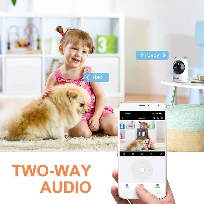 SIEANE 5G Security Pet Camera, Wireless WiFi Monitor Camera with Phone App for H gallery