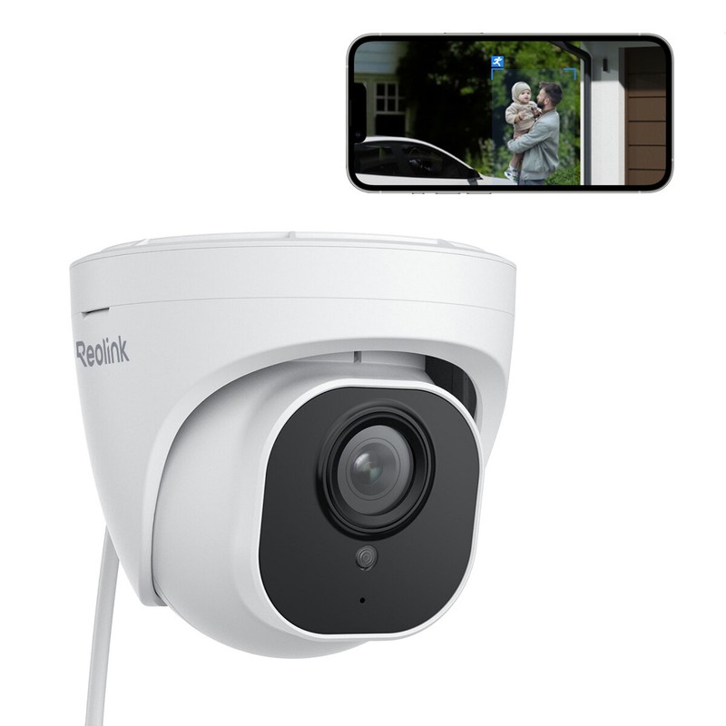 Reolink 820A 8MP PoE Dome Surveillance Security Camera Outdoor Audio Recording