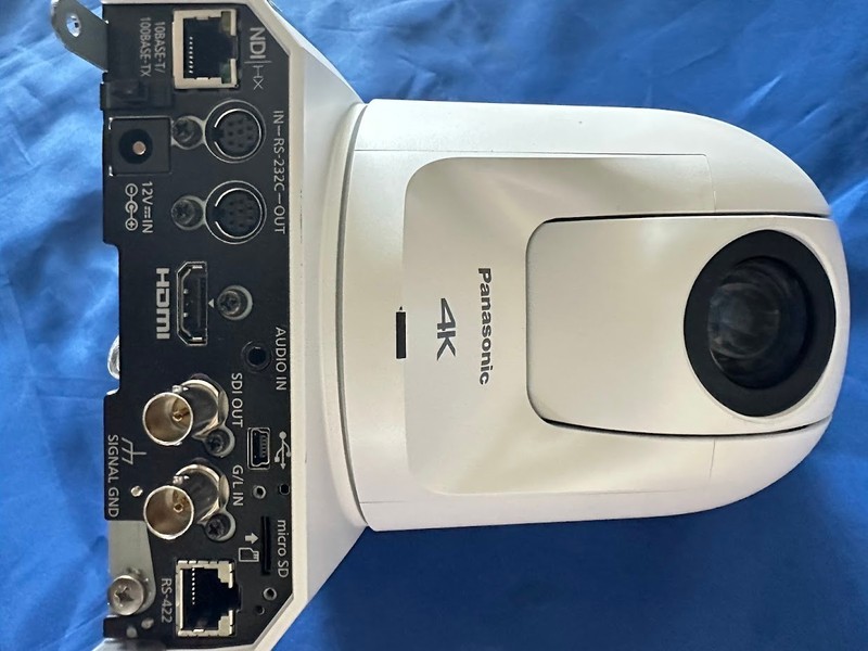 Panasonic AW-UN70WP 4K PTZ Camera White HDMI SDI Broadcast Conference Camera VGC gallery