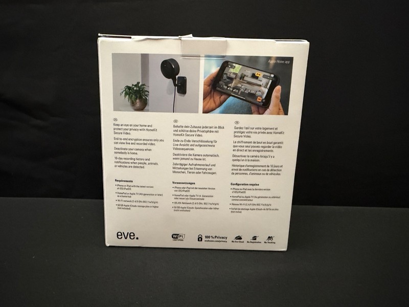 eve cam Wireless Secure Indoor Surveillance Security Camera In Box - Used Great gallery