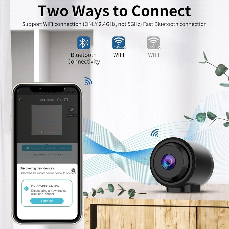 All-in-One Mini Security Camera with Cloud Storage & 130° Wide-Angle View gallery