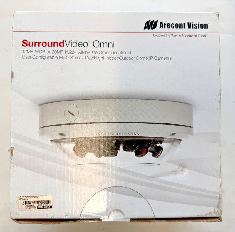 Arecont Vision AV12176DN-28 Surround Video Omni – 12MP IP Megapixel Camera