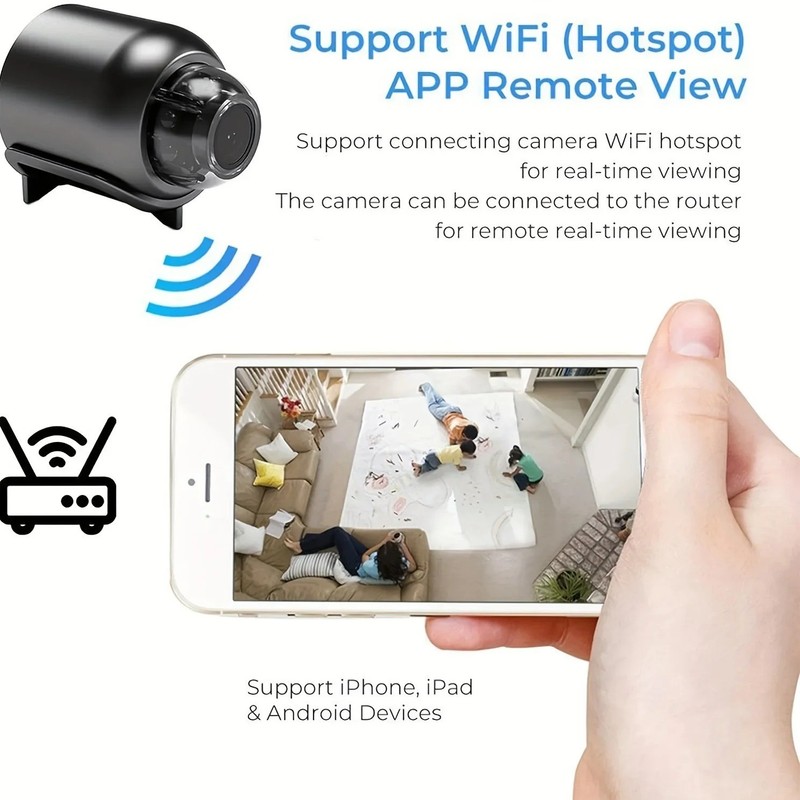 X5 Mini WiFi Camera 1080P HD Home Security Night Vision Wireless IP Cam Recorder gallery
