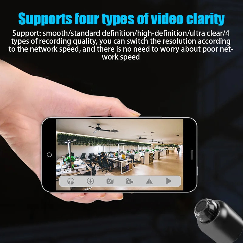 Mini Camera 1080P Clear Night Vision Lightweight Portable Premium Cams Motion De gallery