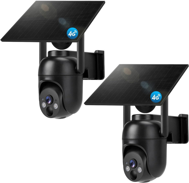 4G LTE Cellular Security Cameras Solar Powered No Wifi Security Camera Outdoor W gallery
