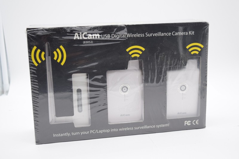 NEW Apida AiCam USB Digital Wireless Surveillance Camera Kit Model AiCam83052